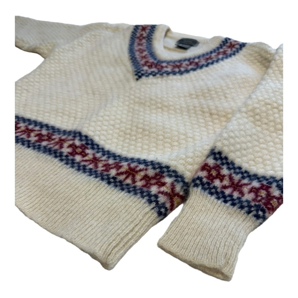 Eaton’s Vintage Wool V-Neck Sweater - Size Small - Picture 6 of 12